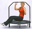 seated rebounder exercise