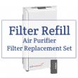 URparamount Healthy Home Room Air Purifier Filters (set of 3)